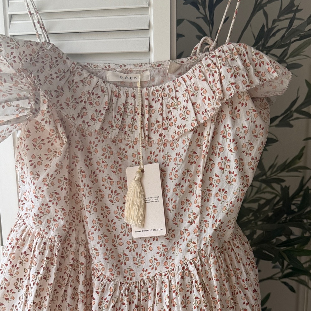 Down Wyndelin Floral Dress NWT M - organic cotton - Picture 2 of 3